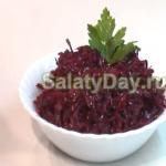 Салат из фиолетовой капусты рецепты – запоминающаяся свежесть